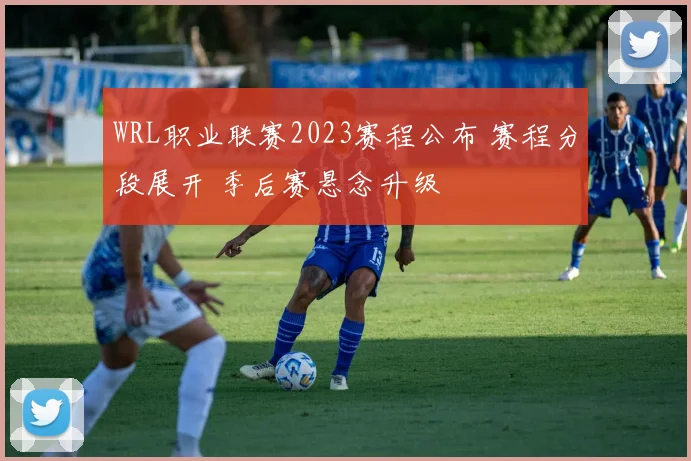 WRL职业联赛2023赛程公布 赛程分段展开 季后赛悬念升级